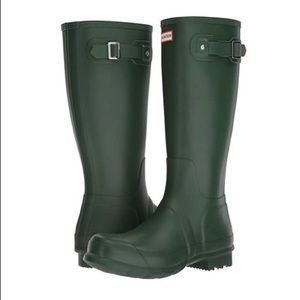 original tall rain boots: hunter green